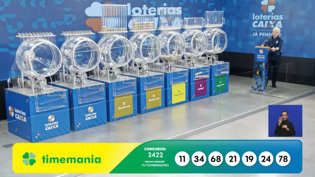 Confira o resultado da Timemania 2422 sorteada nesta quinta-feira (30). Veja as dezenas e saiba como resgatar seu prêmio.