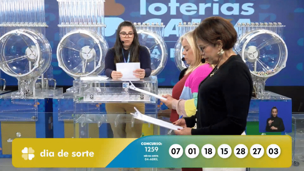 Confira o resultado do Dia de Sorte 1259 sorteado nesta quinta-feira (30). Veja as dezenas e saiba como resgatar seu prêmio.