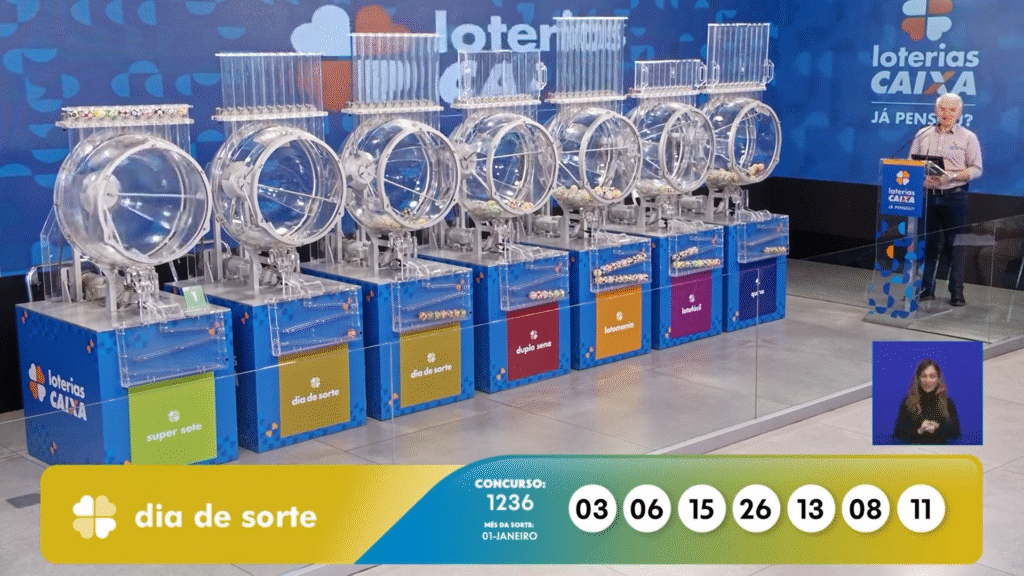 Dia de Sorte 1236: confira o resultado do sorteio de R$ 750 mil neste sábado (04). Veja as dezenas premiadas e como resgatar seu prêmio.