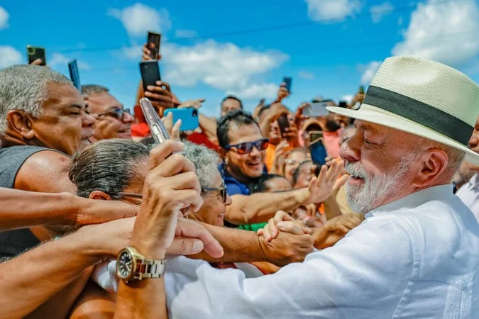 Lula cumpre agenda em Alagoinhas, na Bahia, nesta quarta-feira (1º/7) Foto: Ricardo Stuckert / PR
