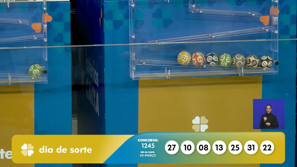 Confira o resultado da Dia de Sorte 1245 sorteada nesta terça-feira (14) e saiba como resgatar o prêmio de R$ 1,4 milhão das loterias.