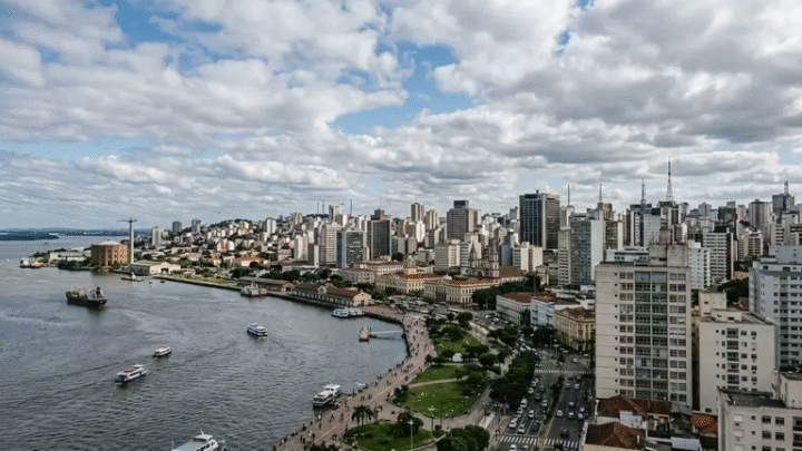 Previsão do tempo em Porto Alegre nesta quinta-feira: sol entre nuvens e chuva rápida