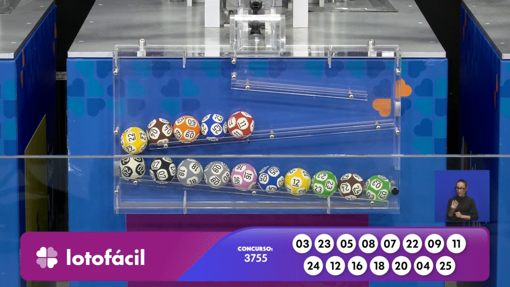 Confira as 15 dezenas da Lotofácil 3755 sorteada nesta quinta-feira. Veja os números premiados e saiba como resgatar o prêmio.