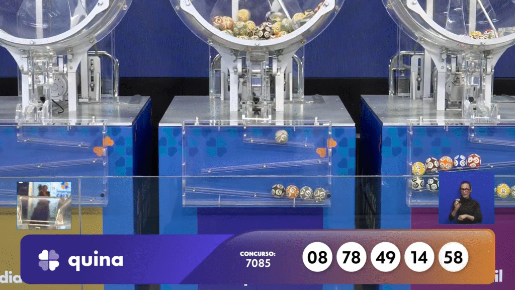 Resultado da Quina 7085 sorteada nesta quinta-feira. Confira as 5 dezenas premiadas e saiba como receber o prêmio acumulado.