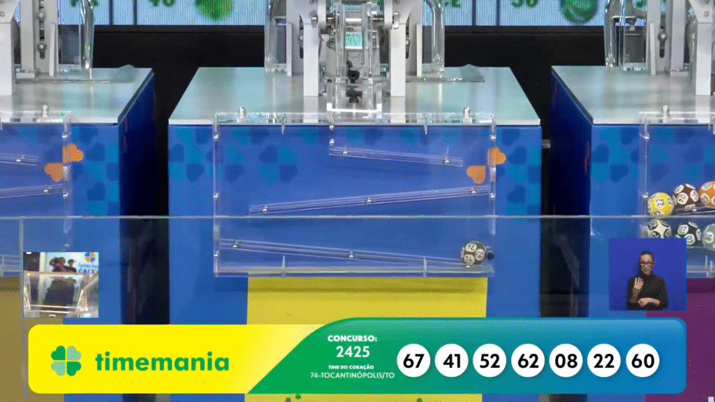 Confira o resultado da Timemania 2425 sorteada nesta quinta-feira. Veja os números, o Time do Coração e saiba como resgatar.