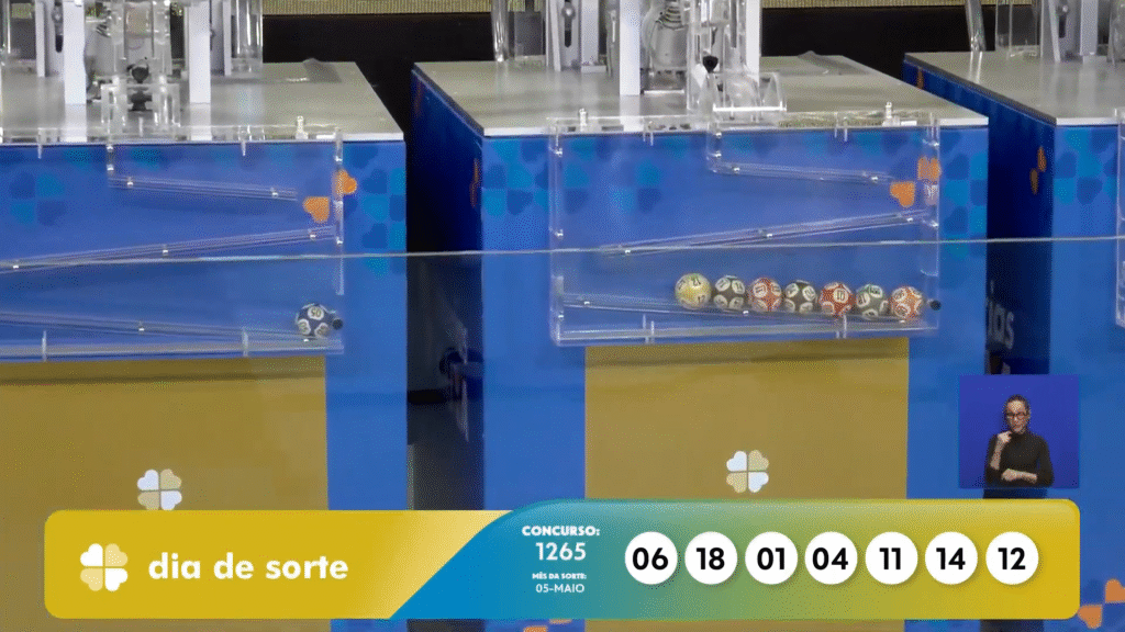 Confira o resultado do Dia de Sorte 1265 sorteado nesta quinta-feira. Veja os números, o Mês de Sorte e saiba como resgatar.