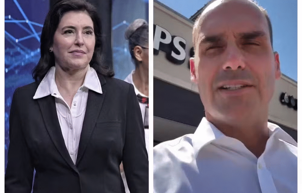 Simone Tebet critica declarações antivacina de Eduardo Bolsonaro durante surto de sarampo