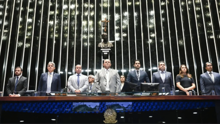 Eduardo Gomes preside sessão especial no Senado para celebrar o Dia da Proteção de Dados