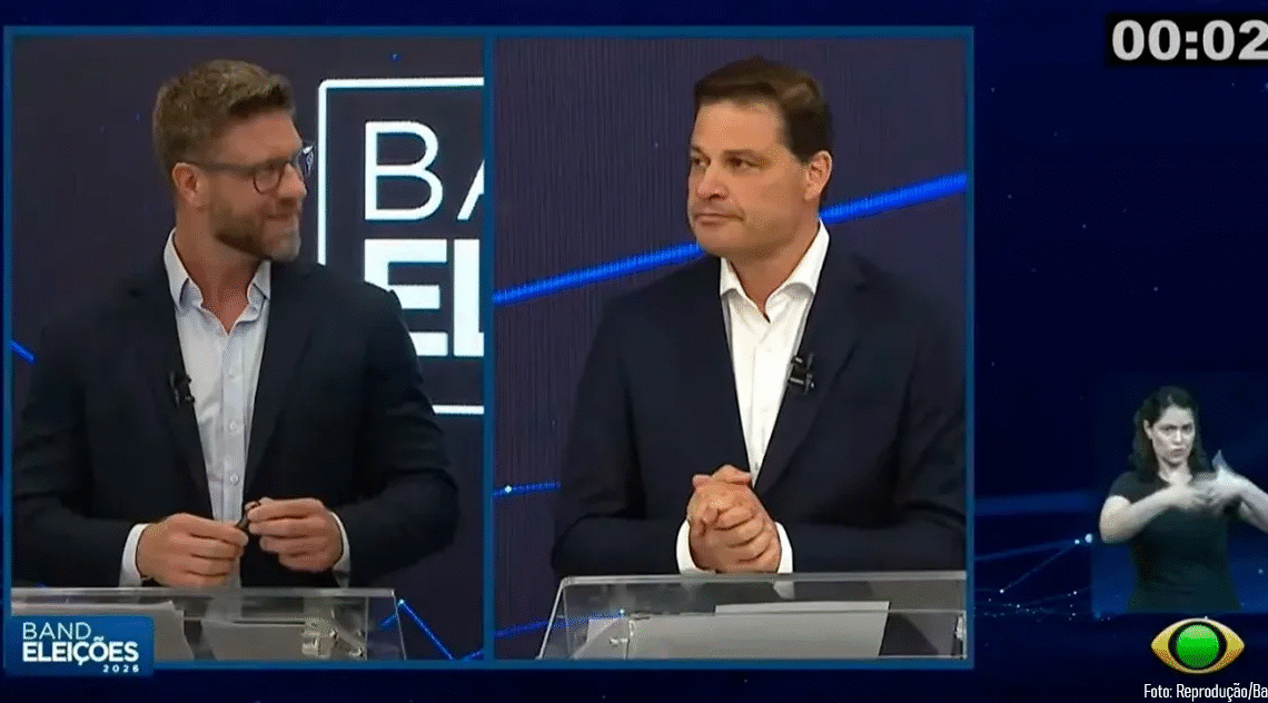 Paraná tem primeiro debate na Band marcado por confronto direto de narrativas políticas