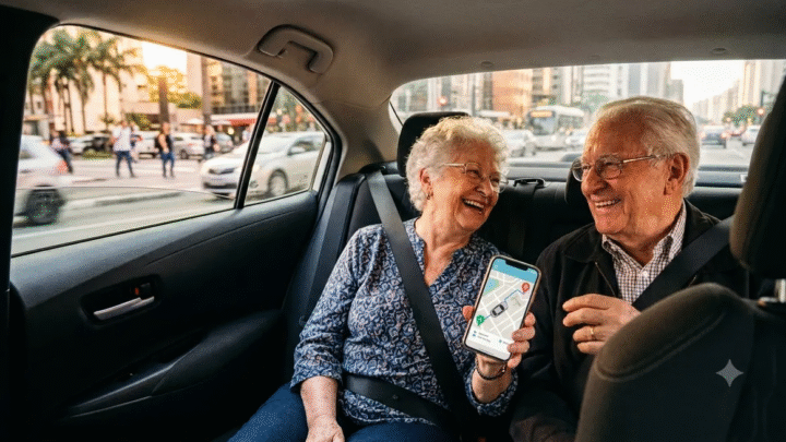 Idosos poderão pegar Uber de graça para consultas médicas no Espírito Santo