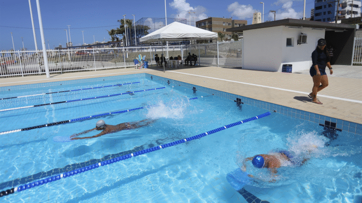 Arena Aquática Salvador abrirá novas vagas para aulas gratuitas de natação e hidroginástica