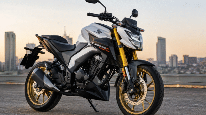 Honda lança CB300F Twister 2027 com suspensão invertida e controle de tração