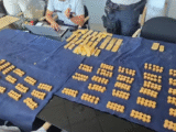 Tesouro de R$54 milhões em barras de ouro é achado por pedreiros na Bélgica - Foto: Polícia de Dendermonde