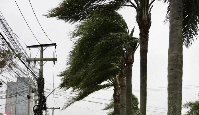 Ciclone no RS deve provocar chuva forte e rajadas de vento de até 100 km/h nesta semana