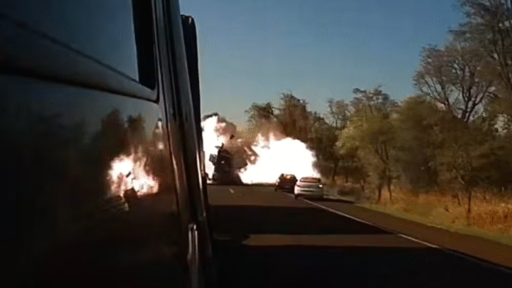 Acidente na BR-163 deixa quatro mortos e seis feridos após invasão de pista e explosão