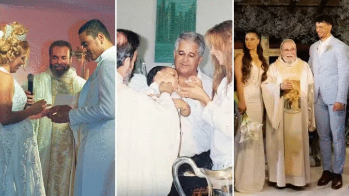 Xanddy celebra casamento do filho Victor Alexandre em cerimônia na Ilha Bimbarras