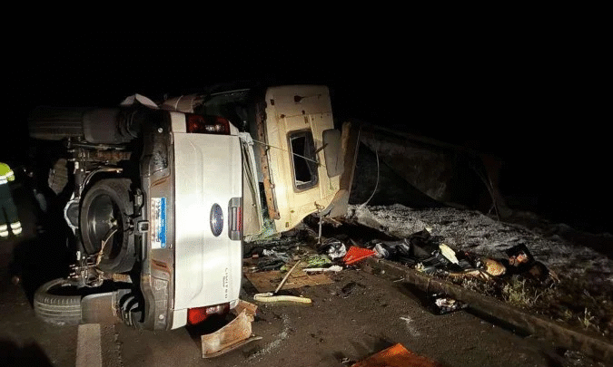 BR-414 registra grave acidente com morte de empresário e duas filhas
