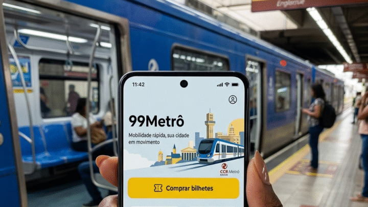 99Metrô lança projeto-piloto em Salvador com passagem a R$ 0,99