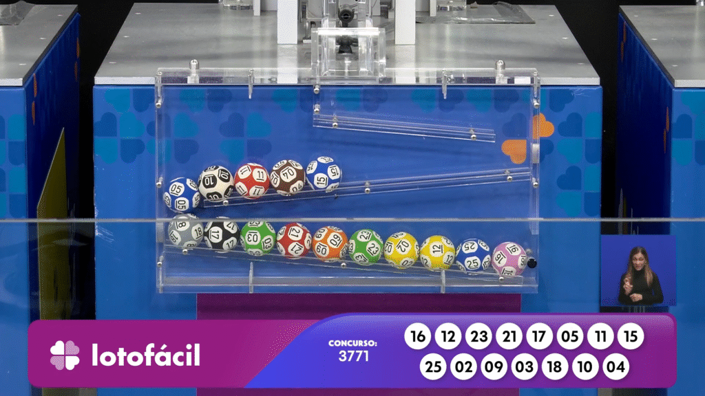Resultado da Lotofácil 3771 sorteada nesta terça-feira (25). Confira as 15 dezenas do sorteio com valor de R$ 2 milhões!