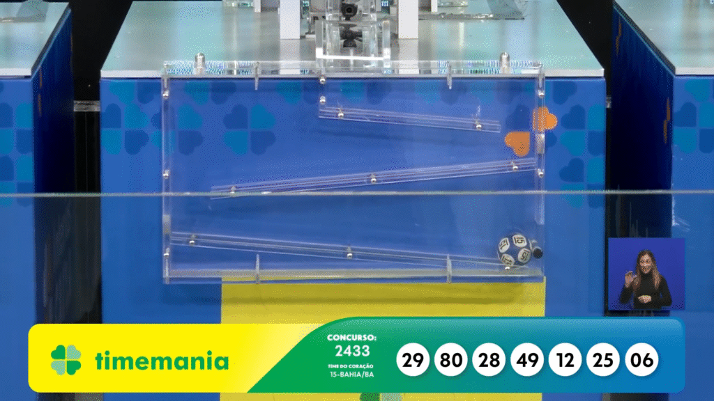 Veja o resultado da Timemania 2433 nesta terça-feira (25). Confira os números e o Time do Coração de R$ 10 milhões!