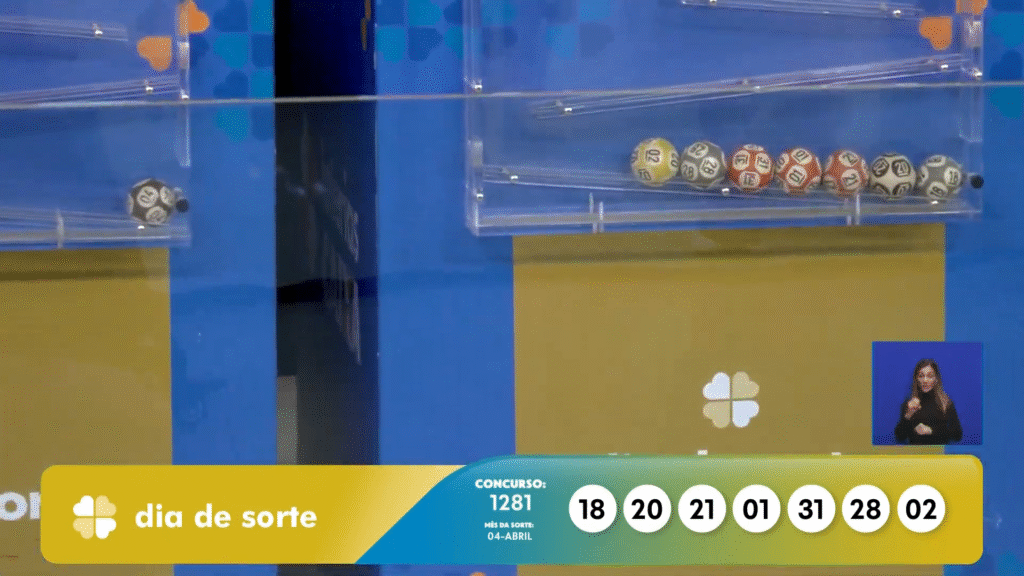 Confira o resultado do Dia de Sorte 1281 nesta terça-feira (25). Veja as dezenas e Mês de Sorte valendo R$ 1 milhão!