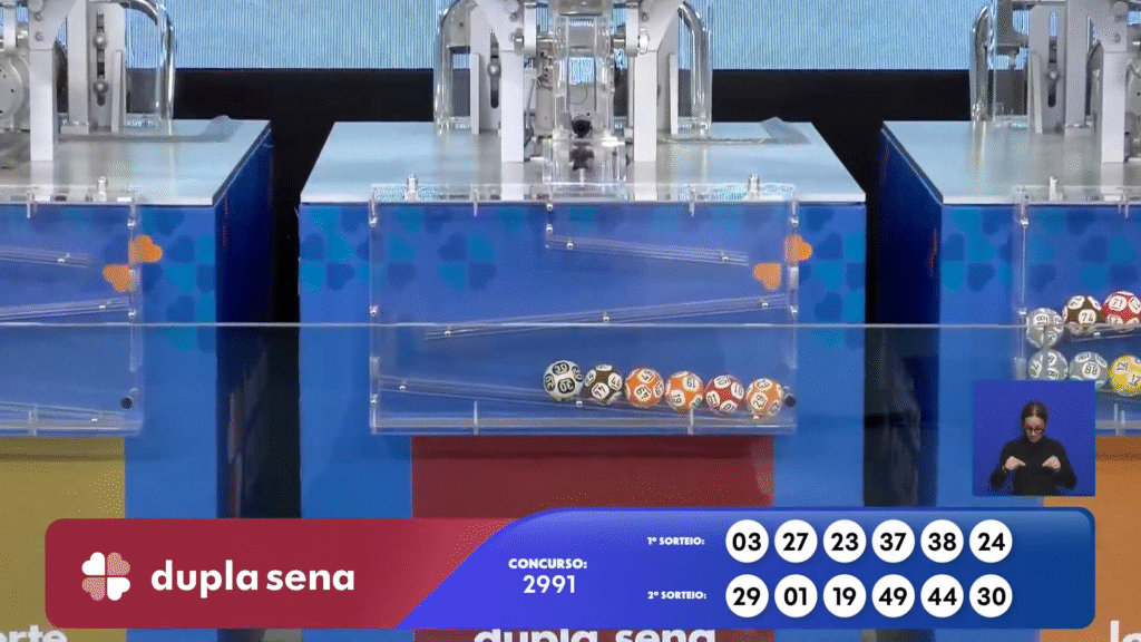 Confira o resultado da Dupla Sena 2991 sorteada nesta segunda-feira (03). Veja as dezenas e saiba como resgatar seu prêmio.