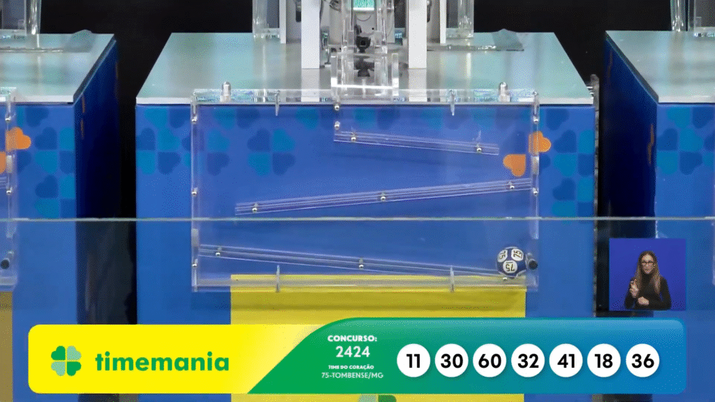 Confira o resultado da Timemania 2424 sorteada nesta terça-feira (04). Veja as dezenas e saiba como resgatar seu prêmio.
