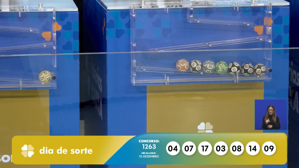 Confira o resultado do Dia de Sorte 1263 sorteado nesta terça-feira (04). Veja as dezenas e saiba como resgatar seu prêmio.