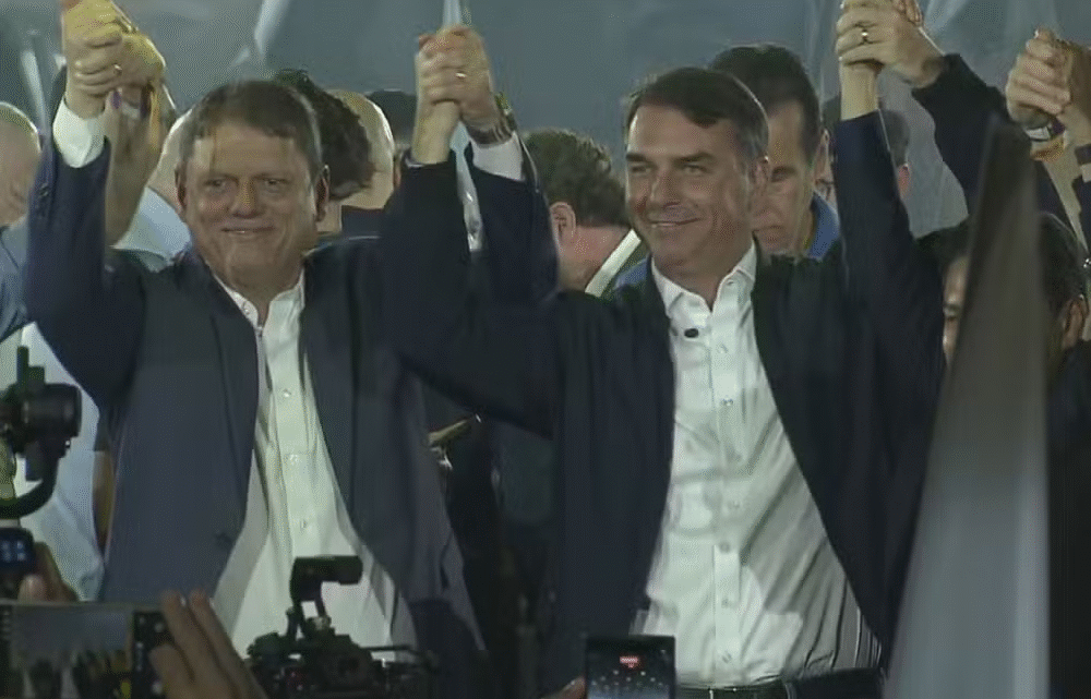 Republicanos oficializa candidatura de Tarcísio à reeleição em São Paulo