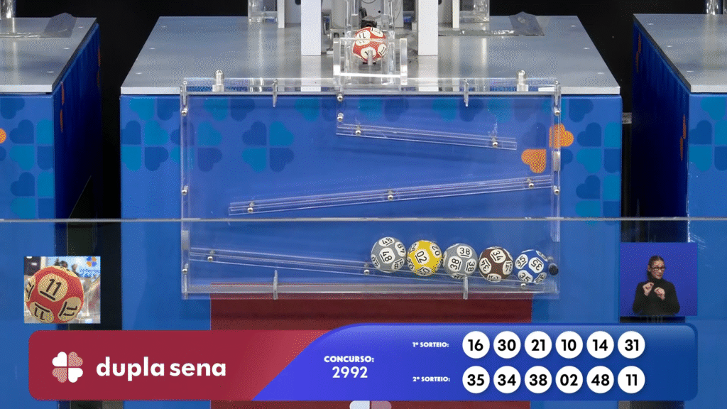 Confira o resultado da Dupla Sena 2992 sorteada nesta quarta-feira (05). Veja as dezenas e saiba como resgatar seu prêmio.