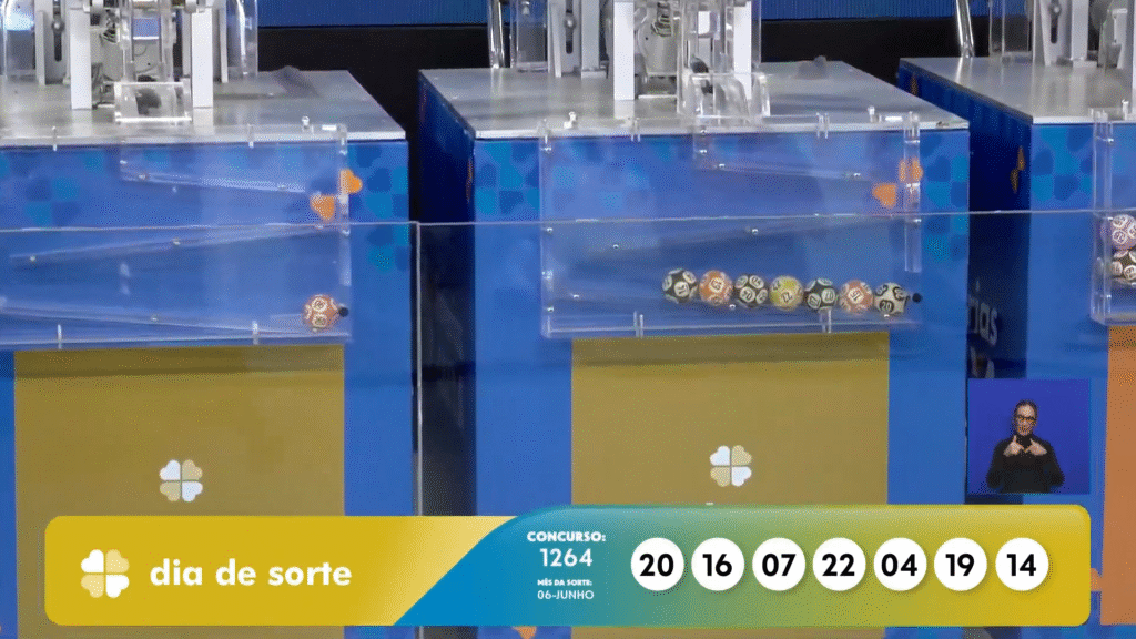 Confira o resultado do Dia de Sorte 1264 sorteado nesta quarta-feira (05). Veja as dezenas e saiba como resgatar seu prêmio.