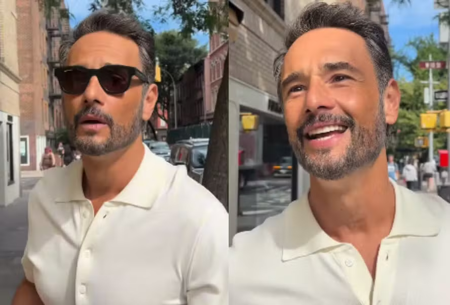 Rodrigo Santoro é abordado por influenciador que não o reconhece e respostas surpreendem