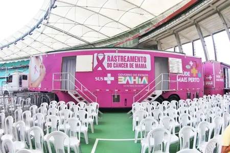 A Secretaria da Saúde do Estado da Bahia (Sesab) vai disponibilizar 40 mil mamografias gratuitas em diferentes pontos de Salvador durante o Outubro Rosa - Foto: Leonardo Rattes / Saúde GovBA