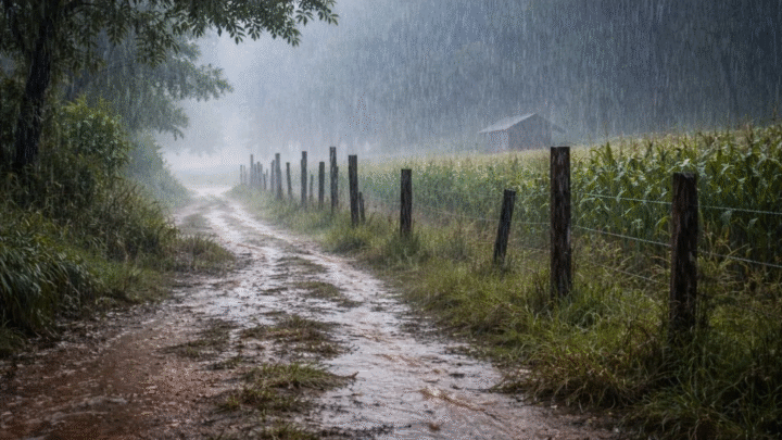 Frente fria traz chuva forte, queda de temperatura e risco de ciclone no início de outubro