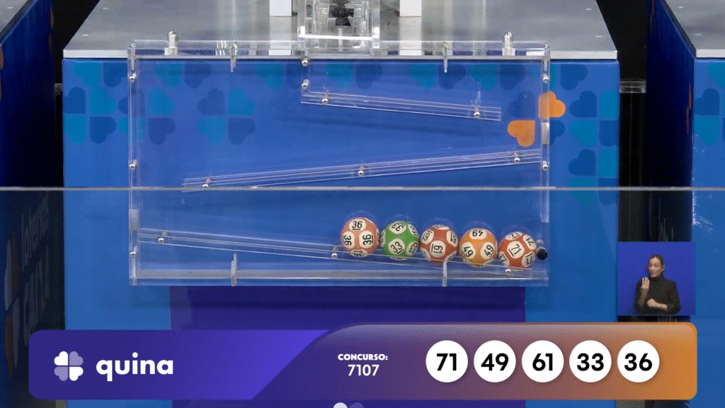 A Quina 7107 sorteou o prêmio de R$ 11,3 milhões nesta terça-feira (01). Veja as dezenas e saiba resgatar o seu prêmio!