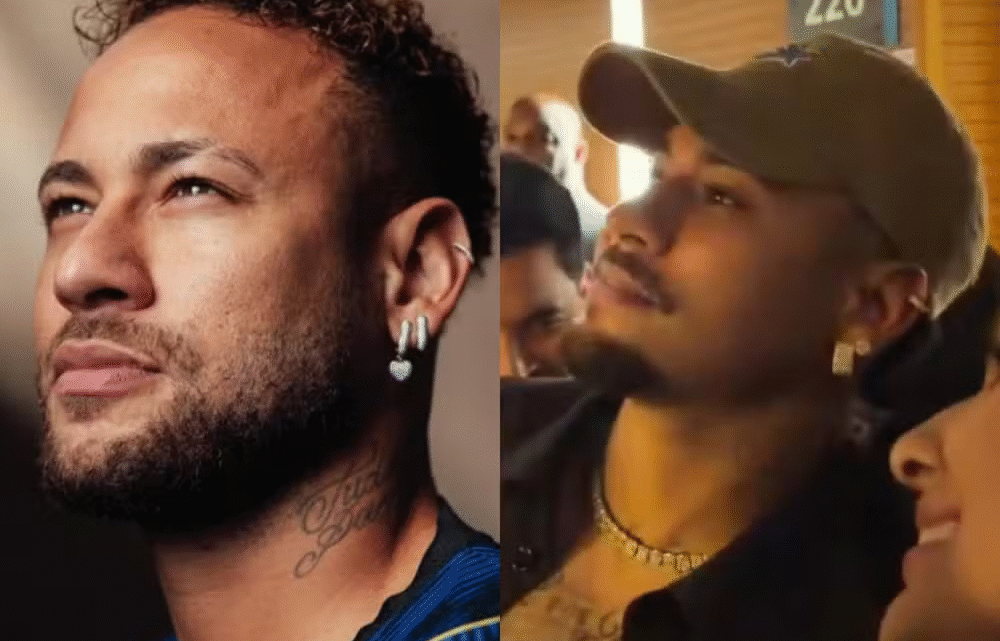 Neymar surge com novo estilo nos bastidores do Santos e divide opiniões