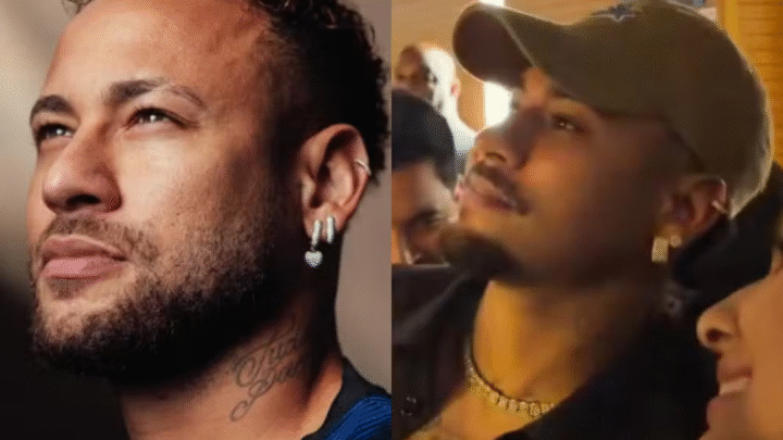 Neymar surge com novo estilo nos bastidores do Santos e divide opiniões