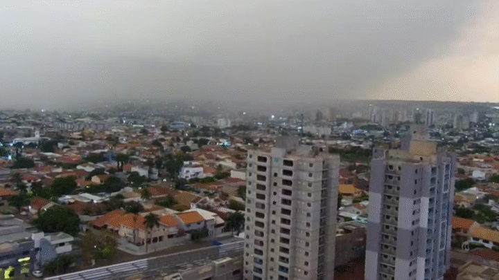 Inmet emite alerta laranja de tempestade para Campo Grande e mais 40 cidades de MS